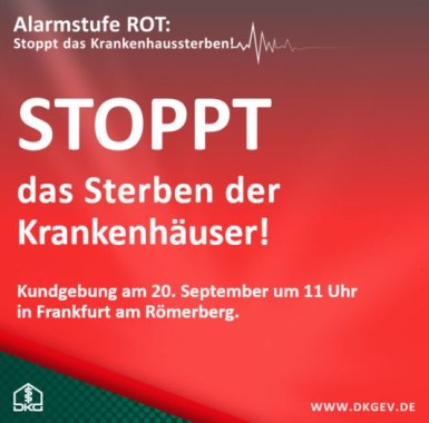 Alarmstufe Rot - Plakat September