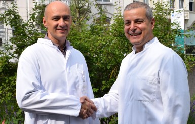 Chefärzte doctor-medic Serban und Dr. Eskef: "Hand in Hand für unsere Patienten!"